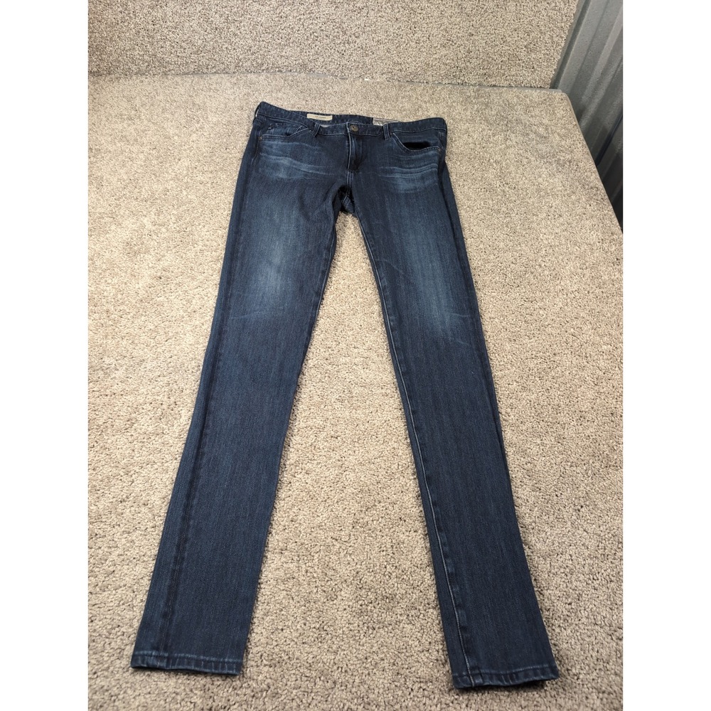 AG Adriano Goldschmied The Legging Super Skinny Knit Luxe Denim Jeans 28R Dark